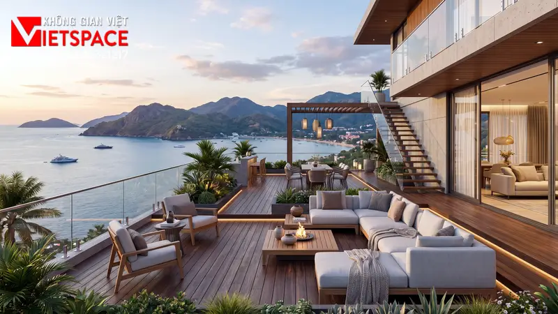 biệt thự có gác lửng _7
