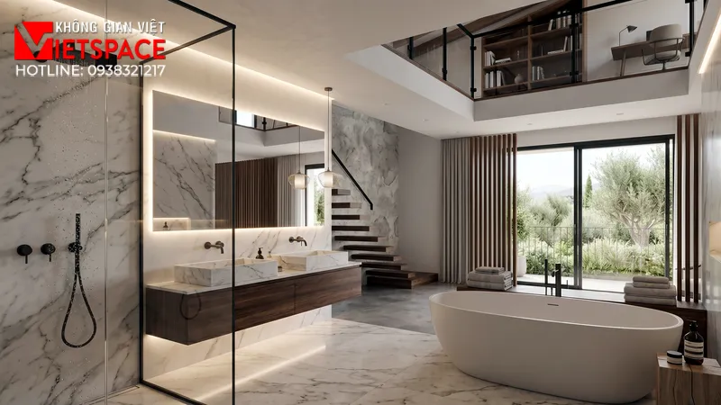 biệt thự có gác lửng _11