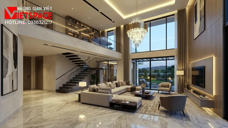 biệt thự có gác lửng _12