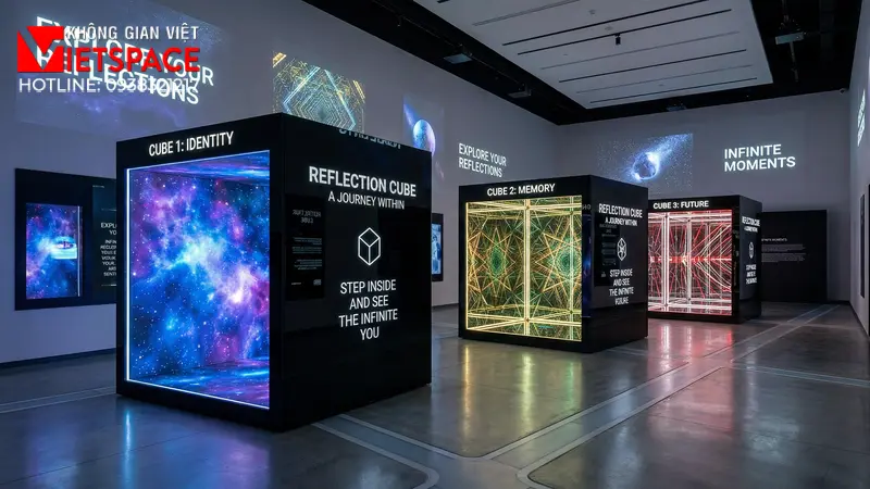 thiết kế cửa hàng thời trang reflection cube _5