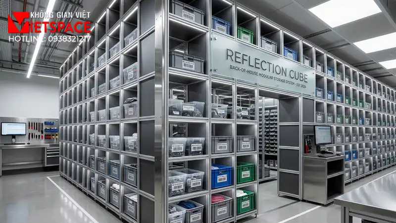 thiết kế cửa hàng thời trang reflection cube _4
