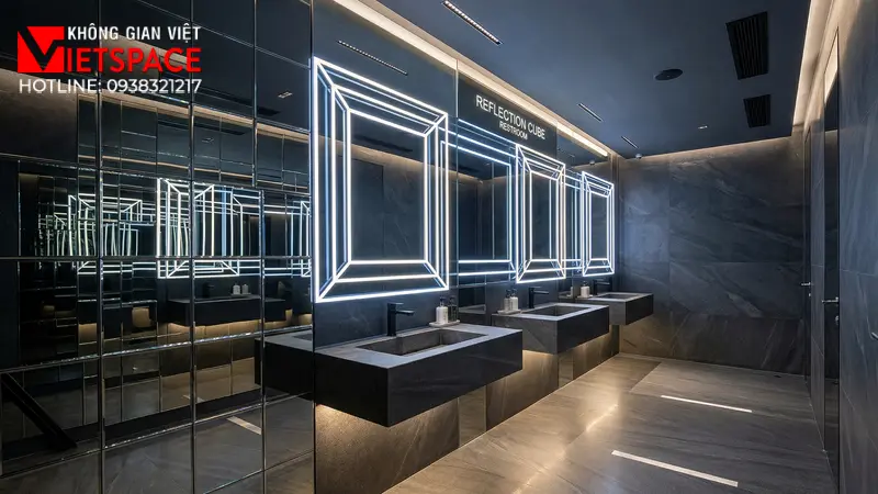 thiết kế cửa hàng thời trang reflection cube _12