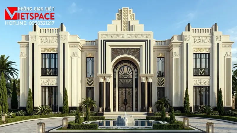 biệt thự phong cách art deco _1