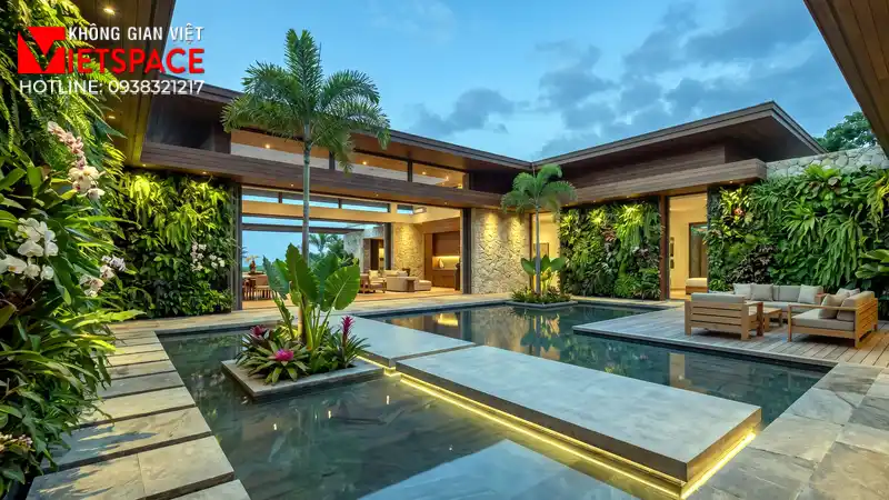 thiết kế sân vườn biệt thự _8