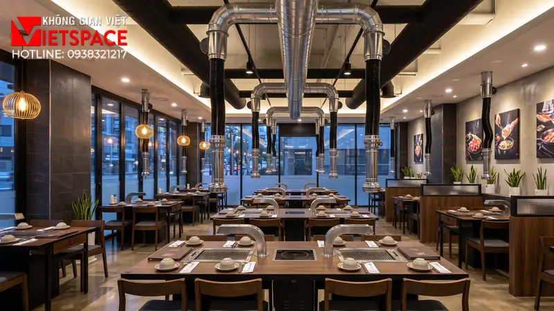 thiết kế nội thất quán cafe