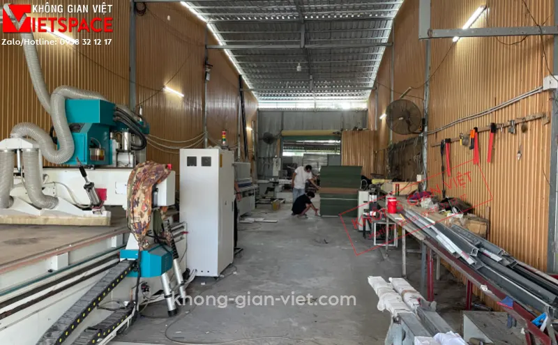 xuong go KGV 3 xưởng sản xuất nội thất nhà phố