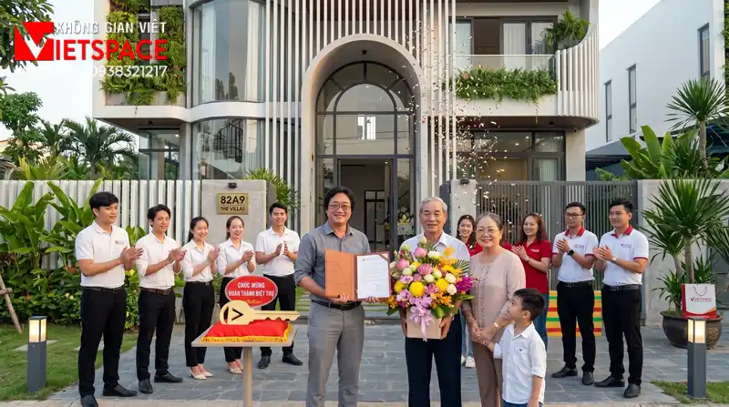 Dự Án Biệt Thự Sân Vườn 1000m2 Cảnh Quan Đỉnh Cao Tại TPHCM 08 Bàn giao Biệt Thự cho khách hàng