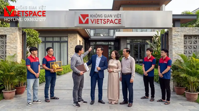 Tích Hợp Tiện Ích Với Mẫu Biệt Thự Mini Có Hồ Bơi Gia Đình 08 Bàn giao Biệt Thự cho khách hàng