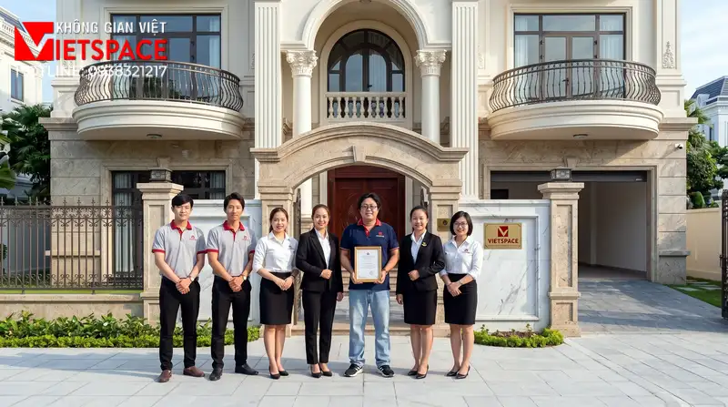 Thi Công Trọn Gói Biệt Thự Liền Kề Chuyên Nghiệp Thần Tốc 08 Bàn giao Biệt Thự cho khách hàng