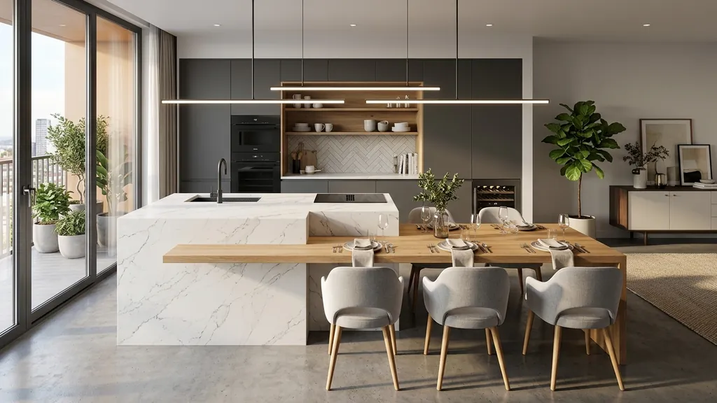Bố cục mặt bằng và chi tiết đơn giá thiết kế nội thất căn hộ chung cư theo từng phong cách trong phương án báo giá thiết kế nội thất chung cư (Vàng kem nhiệt đới – Gỗ tự nhiên sẫm màu – Mây đan mắt cáo đương đại)