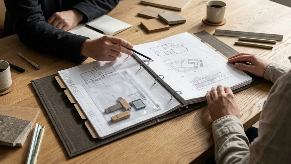 Minh họa đối chiếu bản vẽ trong hồ sơ bàn giao